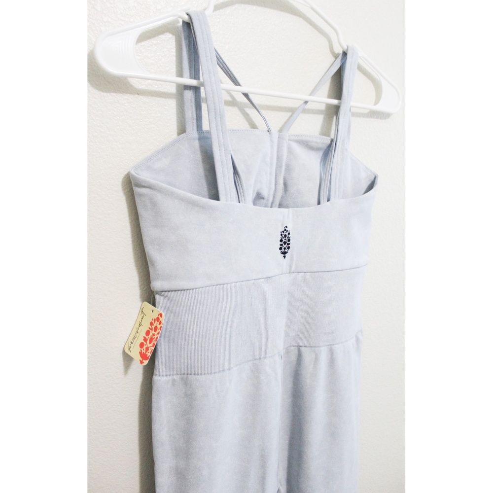 NWT FREE PEOPLE MOVEMENT Good Karma Cut Out Jumpsuit - Picture 7 of 7